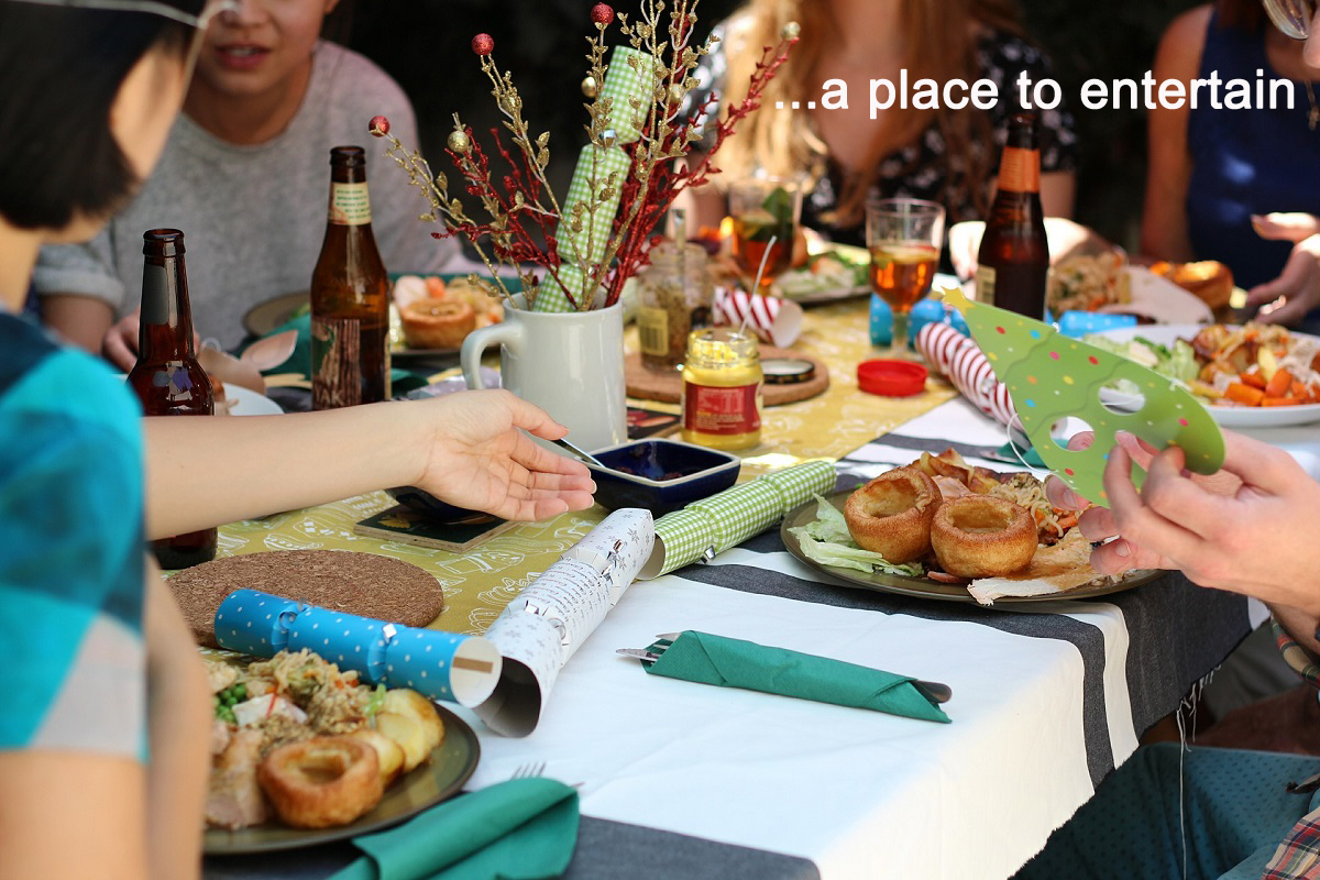 Home entertaining real estate